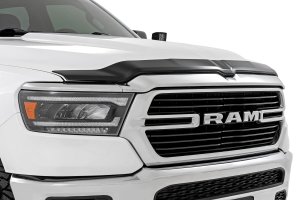 Ram 1500 Hood Protector - Rough Country - Gloss Black - '19-'26